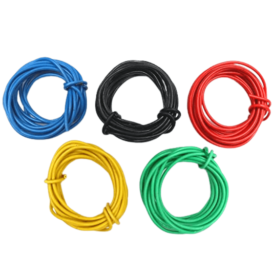 Single Core Wire Set - 5 Colors 1.4 Meter Each