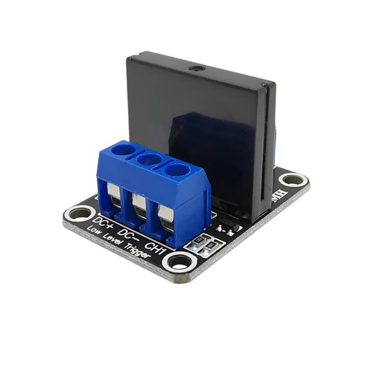 1 Channel 12V Relay Module Solid State Low Level SSR DC Control 250V 2A with Resistive Fuse
