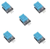DHT11 Temperature and Humidity Sensor Module for Arduino Raspberry Pi (Pack of 5)