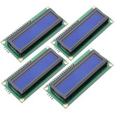 1602 (16x2) LCD Display with I2C/IIC interface - Blue Backlight (Pack of 4)
