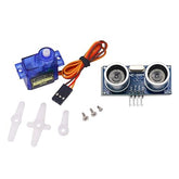 SG90 Micro Digital Servo Motor 9g with HC-SR04 Ultrasonic Sensor Distance Module