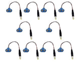 9V Battery Snap Cap with Male DC Jack Connector (Pack of 10)