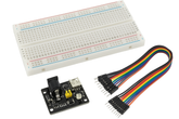 Breadboard Kit with Power Supply Module and Jumper Wires