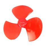 Red ABS Plastic Table Fan Blade