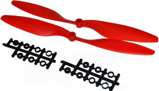 (1 Pair) 1045 10x4.5 Heavy Duty Props (With Spacers) for multirotors CW + CCW