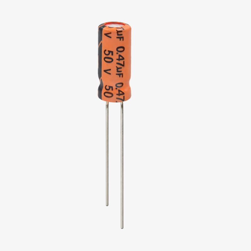0.47uF 50V Aluminum Radial Electrolytic Capacitor