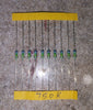 750K Ohm 1/4 Watt Resistor with 5% Tolerance (Pack of 10)