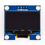 2.44 cm (0.96 Inch) I2C/IIC 128x64 OLED Display Module 4 Pin - Blue Color