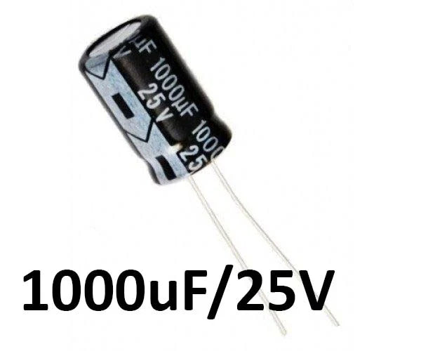1000uF 25V Electrolytic Capacitor DIP
