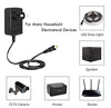 ROBODIUM 12V 1A DC Power Supply Adapter, SMPS Based, 100-240V AC Input, Center Positive, Regulated Output, Short Circuit Protection, for CCTV, Routers, LED Strips