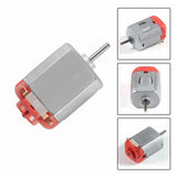 130 Micro DC Toy Motor - Small Single Shaft High RPM 3V-6V DIY (29x20x15mm) - (Pack of 5)