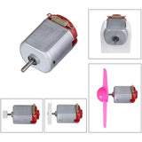 130 Micro DC Toy Motor - Small Single Shaft High RPM 3V-6V DIY (29x20x15mm)