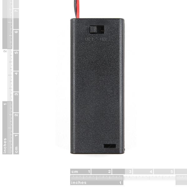 2 x AAA Battery Holder with cover and On/Off Switch