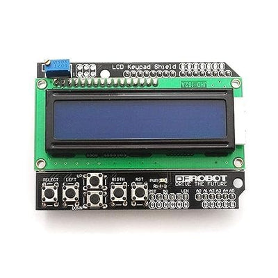 16x2 (1602) LCD Keypad Shield - Blue Backlight for Arduino