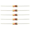 1K ohm Resistor - 1/4 Watt - 5 Pieces Pack