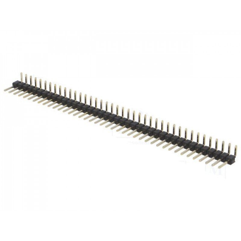 1x40 Pin 2.54mm Pitch Male Berg Strip (Right Angle) - Break Away Header