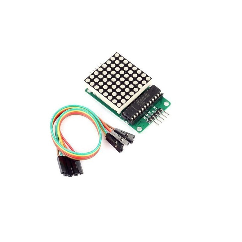MAX7219 Dot LED Matrix Display Module – ROBODIUM