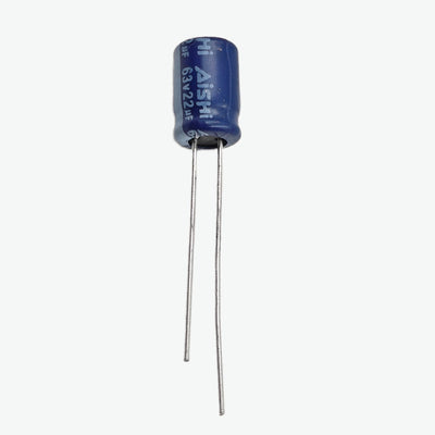 22 uF 63V  Electrolytic Capacitor