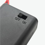 2 x AA Battery Holder with Cover and ON/OFF Switch