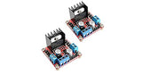 L298N Motor Driver Controller Board Module Dual H-Bridge DC Stepper Driver for Arduino (Pack of 2)