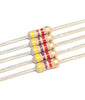 4.7K Ohm 1/4 Watt Carbon Film Resistor -5 Pieces Pack