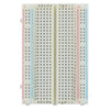 ROBODIUM Half Size Solderless Breadboard, 400 Tie Points, 300 Double Strip Points, 100 Power Lane Points, 2.54mm Hole Spacing, 0.8mm Wire Compatible