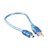 USB 2.0 A to USB 2.0 Mini B Cable for Arduino Nano, 30cm (Pack of 2)
