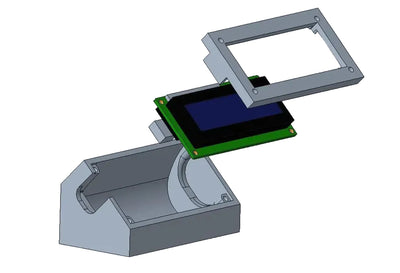 16x2 LCD Housing – 3D Printed Enclosure for LCD1602 Display Module