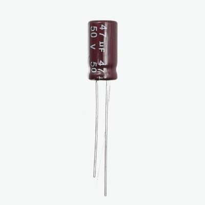 47uF 50V Radial Electrolytic Capacitor