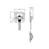 50kg Half-bridge Experiments Body Scale Load Cell Sensor