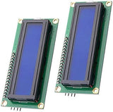 1602 (16x2) LCD Display with I2C/IIC interface - Blue Backlight (Pack of 2)