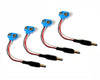 Arduino Power Connector Combo Kit (DC Female Jack + 9V Battery Snap Cap with Male DC Jack Connector + DC Male Plug)