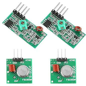 315MHz RF Transmitter Receiver Module Wireless Link Kit For Arduino (Pack of 2)
