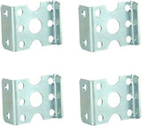 4× BO Dual Shaft 100RPM Motor + Tracked Wheel + Clamp Kit