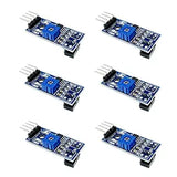 TCRT5000 IR Line Tracking Sensor Modules w/Cable (3.3V-5V) - (Pack of 6)