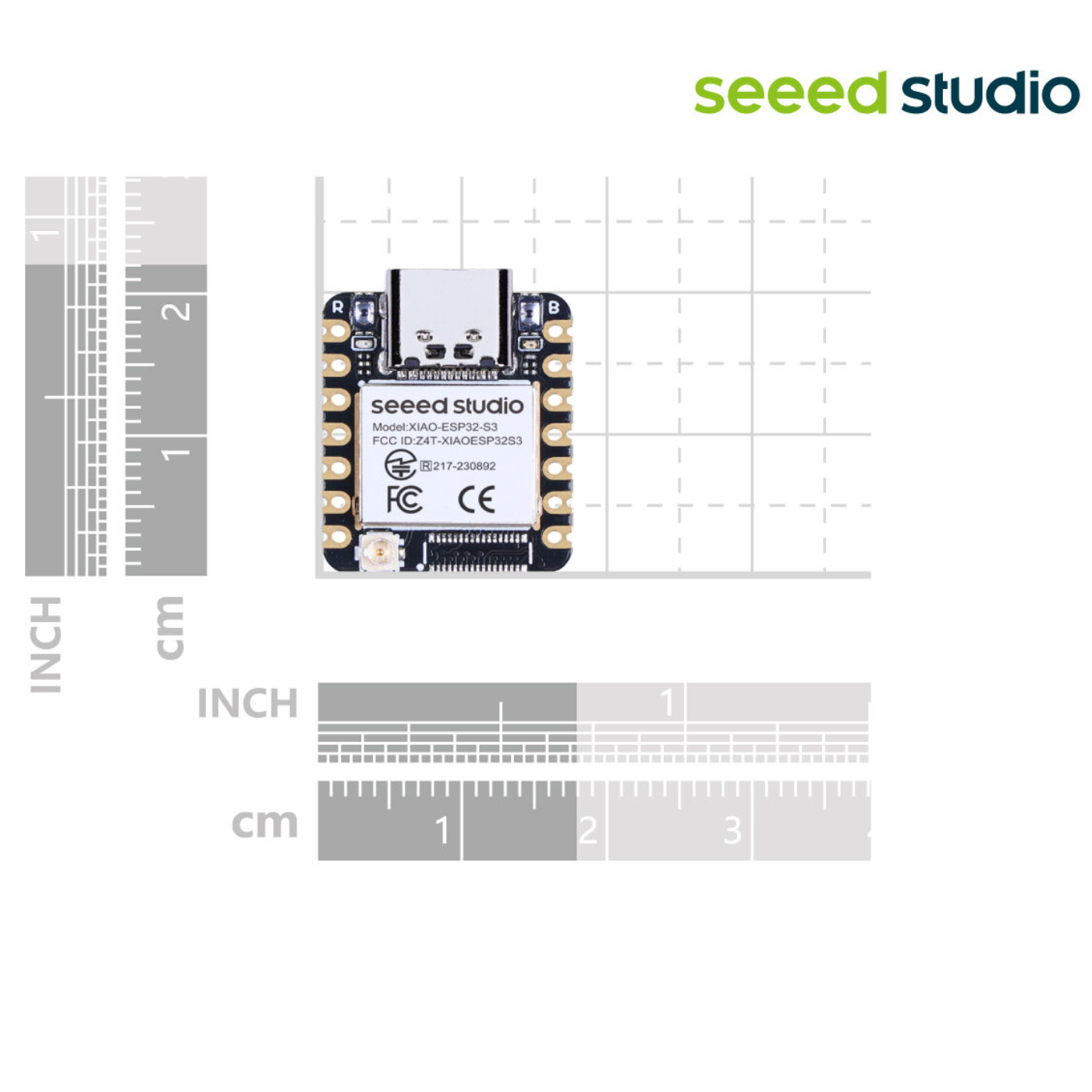 Seeed Studio XIAO ESP32-S3 Development Board Supports Wi-Fi & Bluetooth 5.0