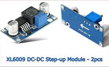 XL6009 DC- DC Adjustable Step UP Boost Power Converter Module - (Pack of 2)