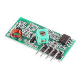 315MHz RF Transmitter Receiver Module Wireless Link Kit For Arduino (Pack of 2)
