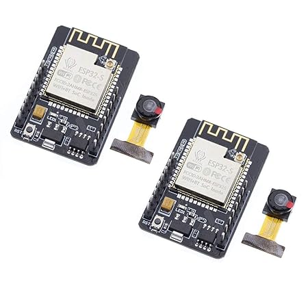 ESP32 CAM WiFi Module Bluetooth with OV2640 Camera Module 2MP For Face Recognization - (Pack of 2)
