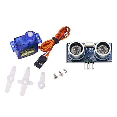 SG90 Micro Digital Servo Motor 9g with HC-SR04 Ultrasonic Sensor Distance Module