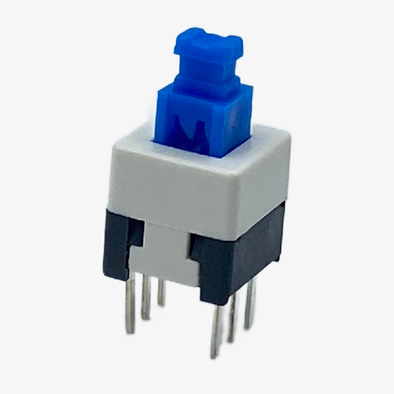 6 Pin Square 7mmx7mm DPDT Mini Push Button / On Off Switch - Non Locki ...