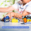SG90 Micro Servo Motor with PCA9685 16 Channel Servo Motor Driver(Soldered) Combo (5 SG90 Motors + 1 PCA9685 Board)