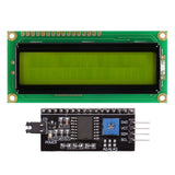 (16x2) Green LCD Display with I2C/IIC interface