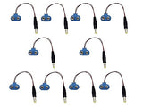 9V Battery Snap Cap with Male DC Jack Connector (Pack of 10)