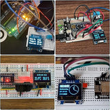0.96 inch I2C 128x64 OLED Display Module (Blue, 4-pin) - Pack of 2