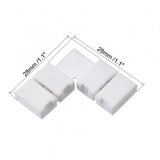 8mm LED Connector 2pin - Pack of 2