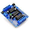 ROBODIUM L293D Motor Driver Shield for micro controller, 4 DC Motors/2 Stepper Motors, 2 Servo Connectors, 4.5-25V DC