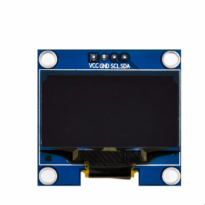 ROBODIUM OLED Display Module, 128x64 Pixels, Blue, 2.75x2.75x1.1 cm, 7g, I2C IIC Interface, 2.44 cm Screen