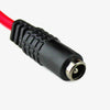 DC Female Connector Jack (With Wires) for Battery Packs and CCTV - High Quality