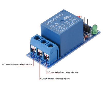 12V 1 Channel Relay without Module